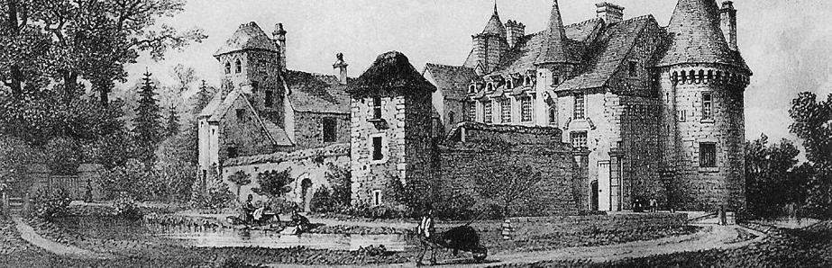 Chateau de colombieres gravure